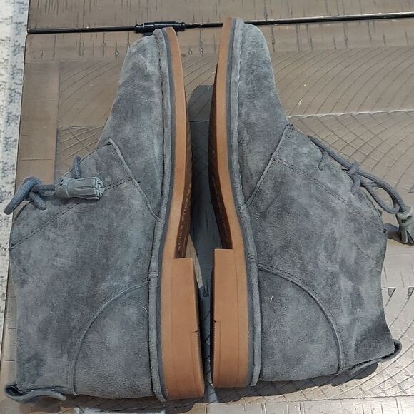 Hush Puppies Cyra Catelyn Gray Suede Chukka Boots Sz 8.5 - Picture 6 of 11